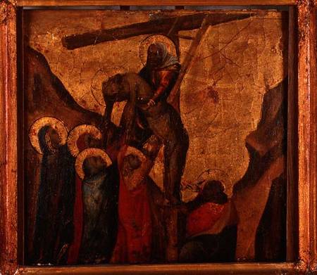 The Deposition of Christ from the Cross (panel) from Arcangelo  di Cola da Camerino