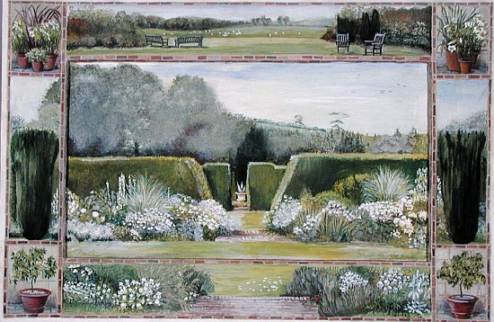 White Garden, 1997 (tempera)  from Ariel  Luke