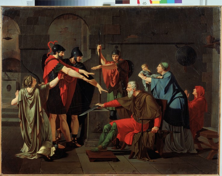 The Oath of the Horatii from Armand Charles Caraffe