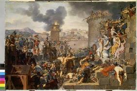 The siege of a town by Metellus.