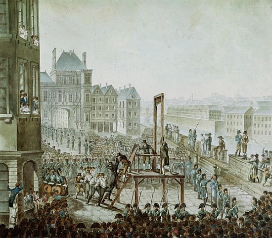 The Execution of Georges Cadoudal (1771-1804) and his Accomplices, Place de Greve, 25th June 1804 from Armand de Polignac
