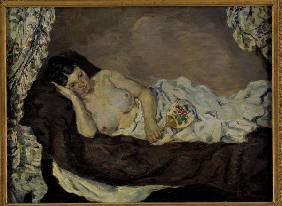 A.Guillaumin / Reclining nude / 1877