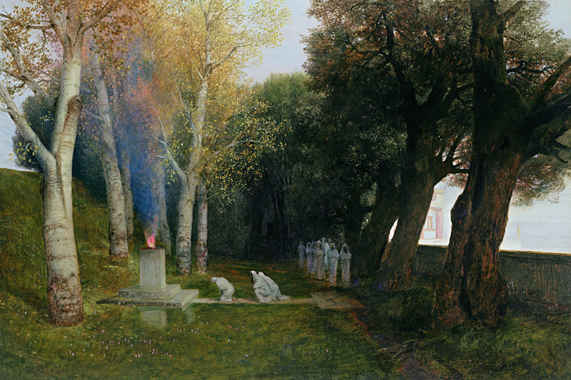 Sacred Grove from Arnold Böcklin