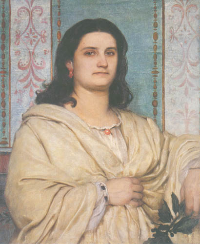 Portrait Angela Böcklin as a Muse from Arnold Böcklin