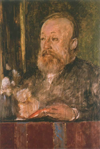 Portrait Gottfried Keller from Arnold Böcklin
