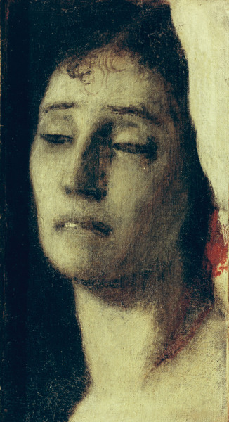 Head of Dead Girl from Arnold Böcklin