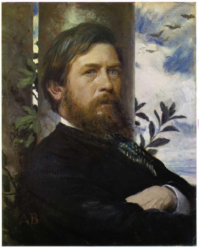 Self-portrait from Arnold Böcklin