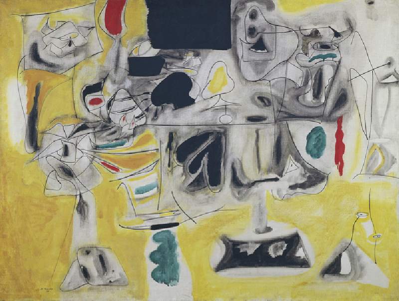 Landscape-Table, 1945, by Arshile Gorky (1904-1948), oil on canvas, 92x121 cm. United States of Amer from Arshile Gorky