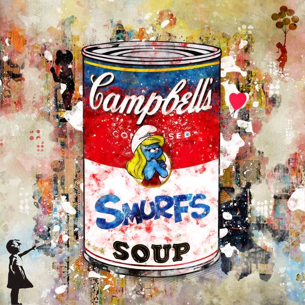 Campbell's Smurfs from Benny Arte