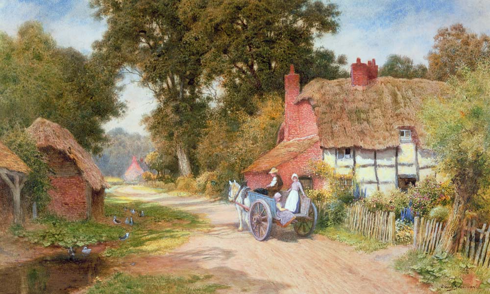 A Warwickshire Lane from Arthur Claude Strachan