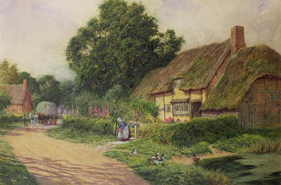 The Coming of the Haycart from Arthur Claude Strachan