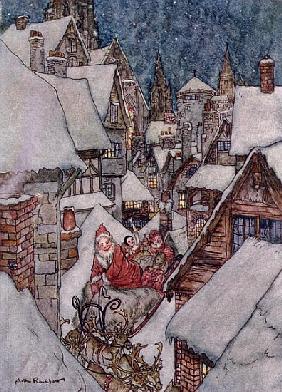 Christmas illustrations, from ''The Night Before Christmas'' by Clement C. Moore