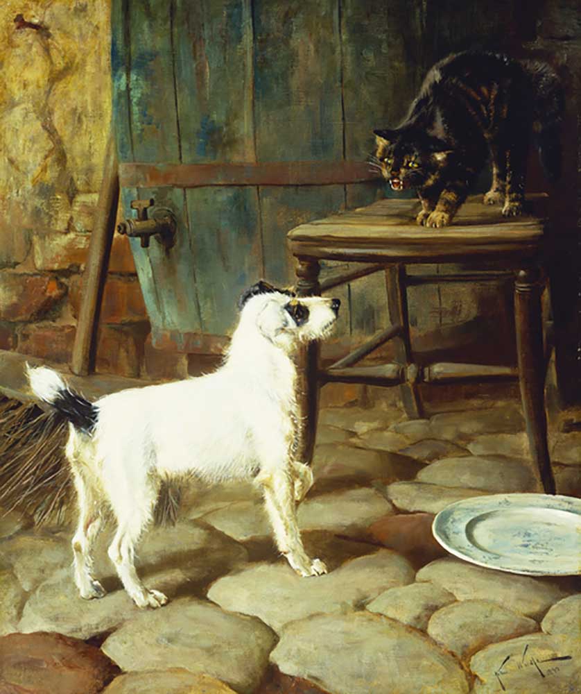 Cant we be Friends?, 1890 from Arthur Wardle