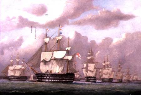 The Vice Admiral of the White Arriving at Spithead from Arthur Wellington Fowles