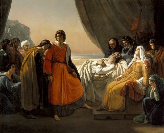 The Death of Saint Louis from Ary Scheffer