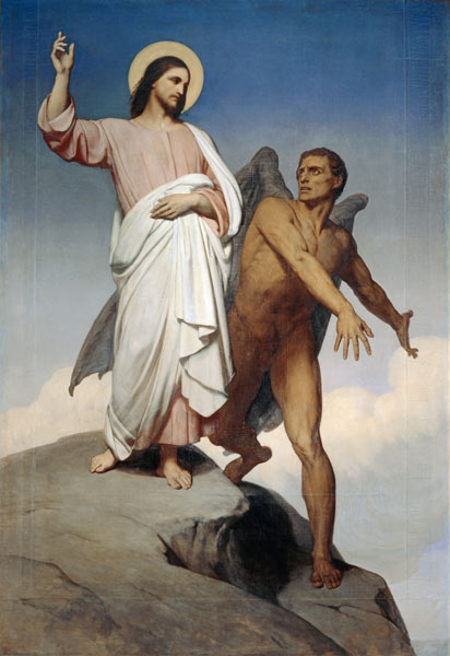 La Tentation du Christ from Ary Scheffer
