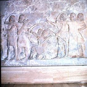 Relief depicting archers, from the Palace of Sargon II at Khorsabad, Iraq