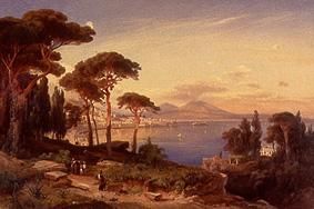 The bay of Naples from August Schaeffer