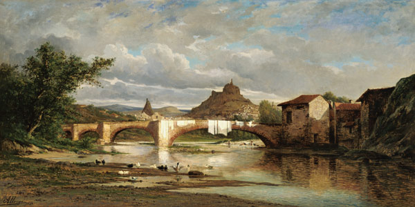 View of Puy-en-Velay from Espaly from Auguste Allonge