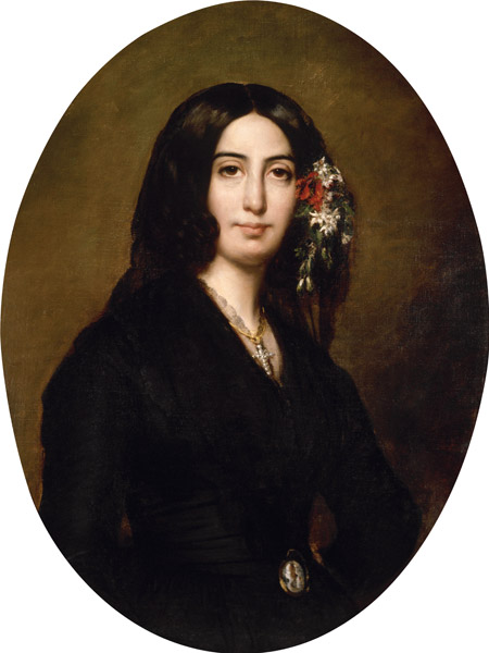 Portrait of George Sand from Auguste Charpentier