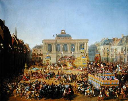 The Kermesse at Saint-Omer in 1846 from Auguste Jacques Regnier