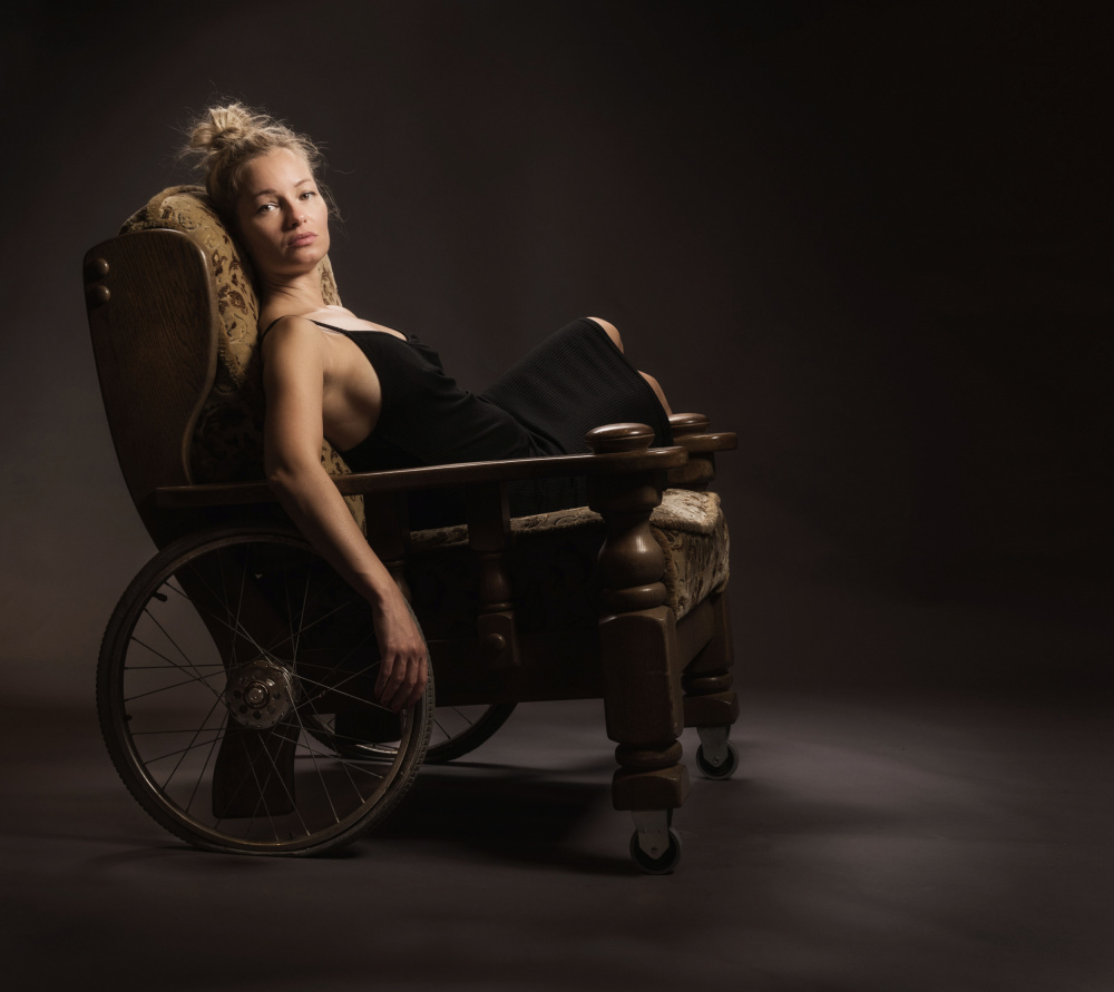 in the wheelchair from Axel K. Schoeps