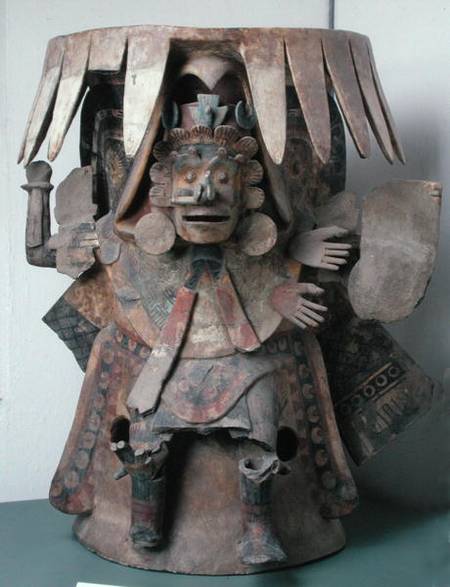 Anthropomorphic Brazier, found in area of Templo Mayor from Aztec