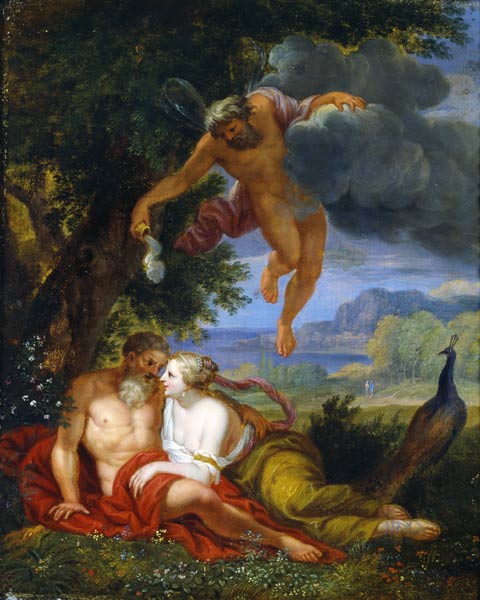 Hypnos Sending Jupiter and Juno to Sleep from Balthasar Beschey