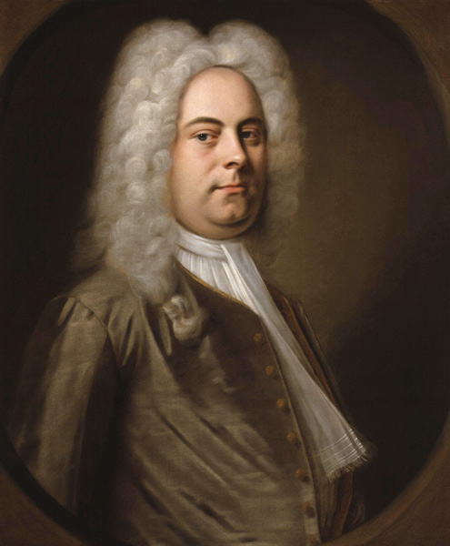 Portrait of the composer George Frideric Handel (1685-1759) from Balthasar Denner