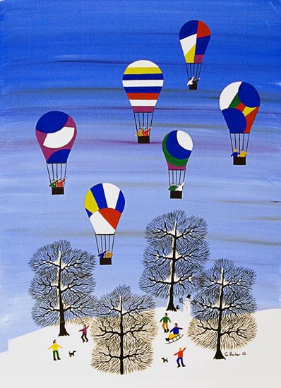 Winter day balloons from Gordon Barker