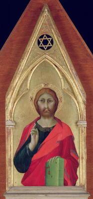 Christ Blessing, c.1325 (oil on panel)