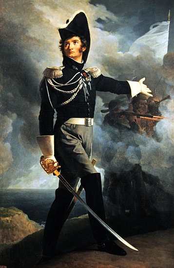 Portrait of Louis du Vergier from Baron Pierre-Narcisse Guerin