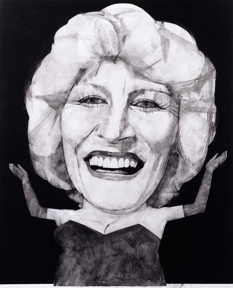 Portrait of Faith Brown, 1970s from Barry  Fantoni