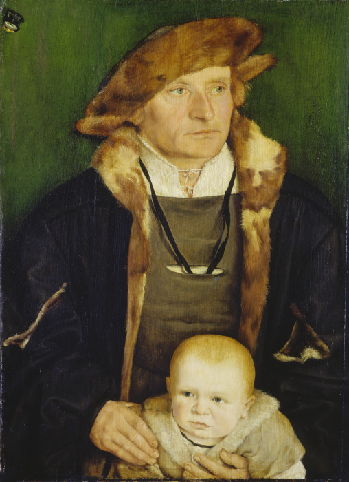 Portrait of Hans Urmiller and his Son from Barthel Beham