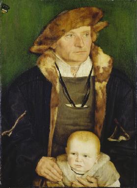 Portrait of Hans Urmiller and his Son