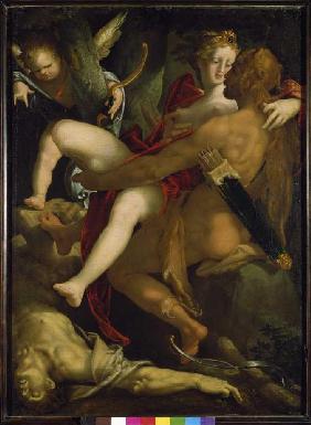 Hercules, Dejanira and the dead centaur Nessus