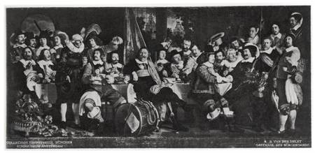 Celebration of the Peace of Munster, 1648, at the Crossbowmen's Headquarters from Bartholomeus van der Helst