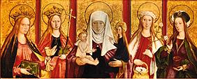 St. Anna Selbdritt the with the hll. Barbara, Margarethe, Dorothea U . Magdalena.