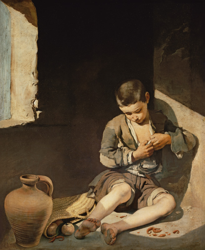 The young beggar from Bartolomé Esteban Perez Murillo