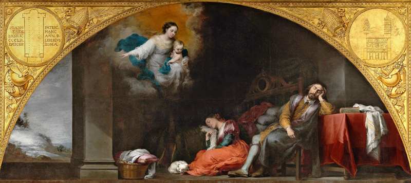 The Story of the Foundation of Santa Maria Maggiore: The Patrician's Dream from Bartolomé Esteban Perez Murillo