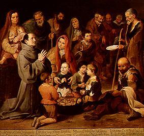 St. Diego of Alcalá feeding the Poor from Bartolomé Esteban Perez Murillo