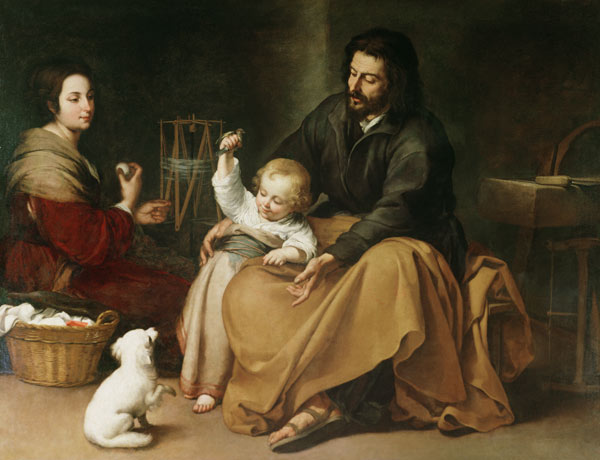 The Holy Family with the Little Bird from Bartolomé Esteban Perez Murillo
