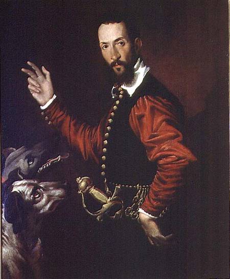 Portrait of Guidubaldo II della Rovere, Duke of Urbino from Bartolomeo Passarotti