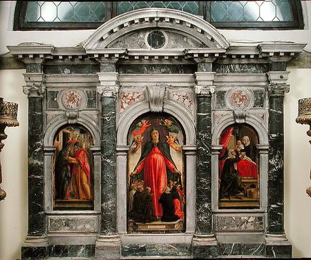 Triptych of the Virgin of Misericordia from Bartolomeo Vivarini
