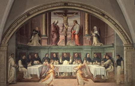 The Crucifixion, from the San Marco Refectory from Bartolommeo Sogliani