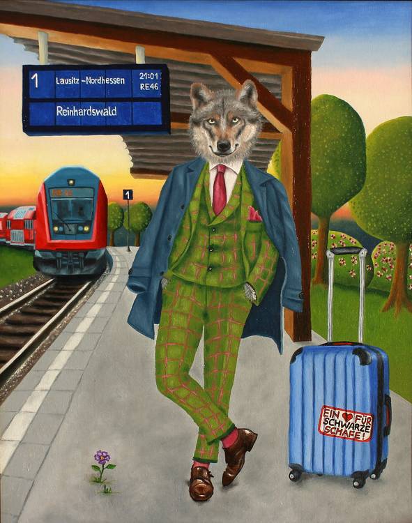 Travelling Wolf from Basil Ringewaldt