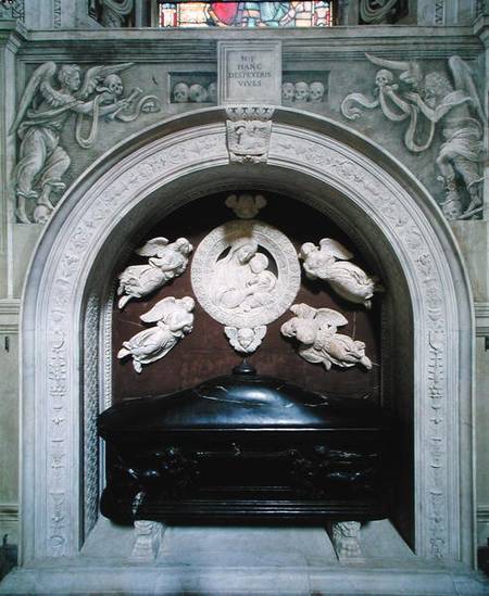 Tomb of Filippo Strozzi (1428-91) in the Strozzi Chapel from Benedetto  da Maiano