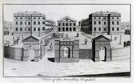A View of the Foundling Hospital from Benjamin Cole