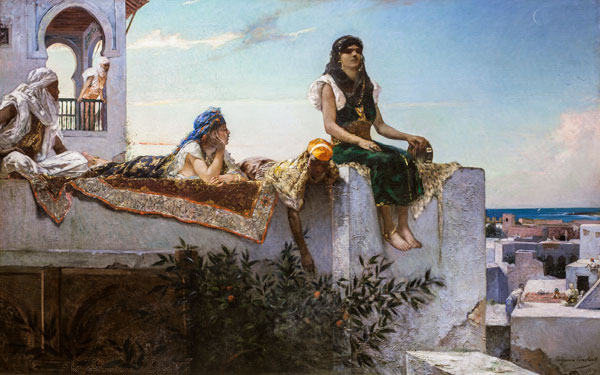 Abends auf den Dachterrassen (Marokko) from Benjamin Constant