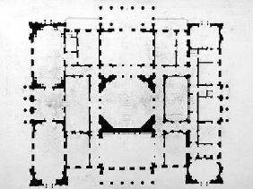 Plan of the principal floor of a house, 1815
